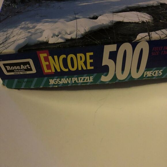 RoseArt Encore Puzzle Winter Snow Brownsville - Picture 5 of 6